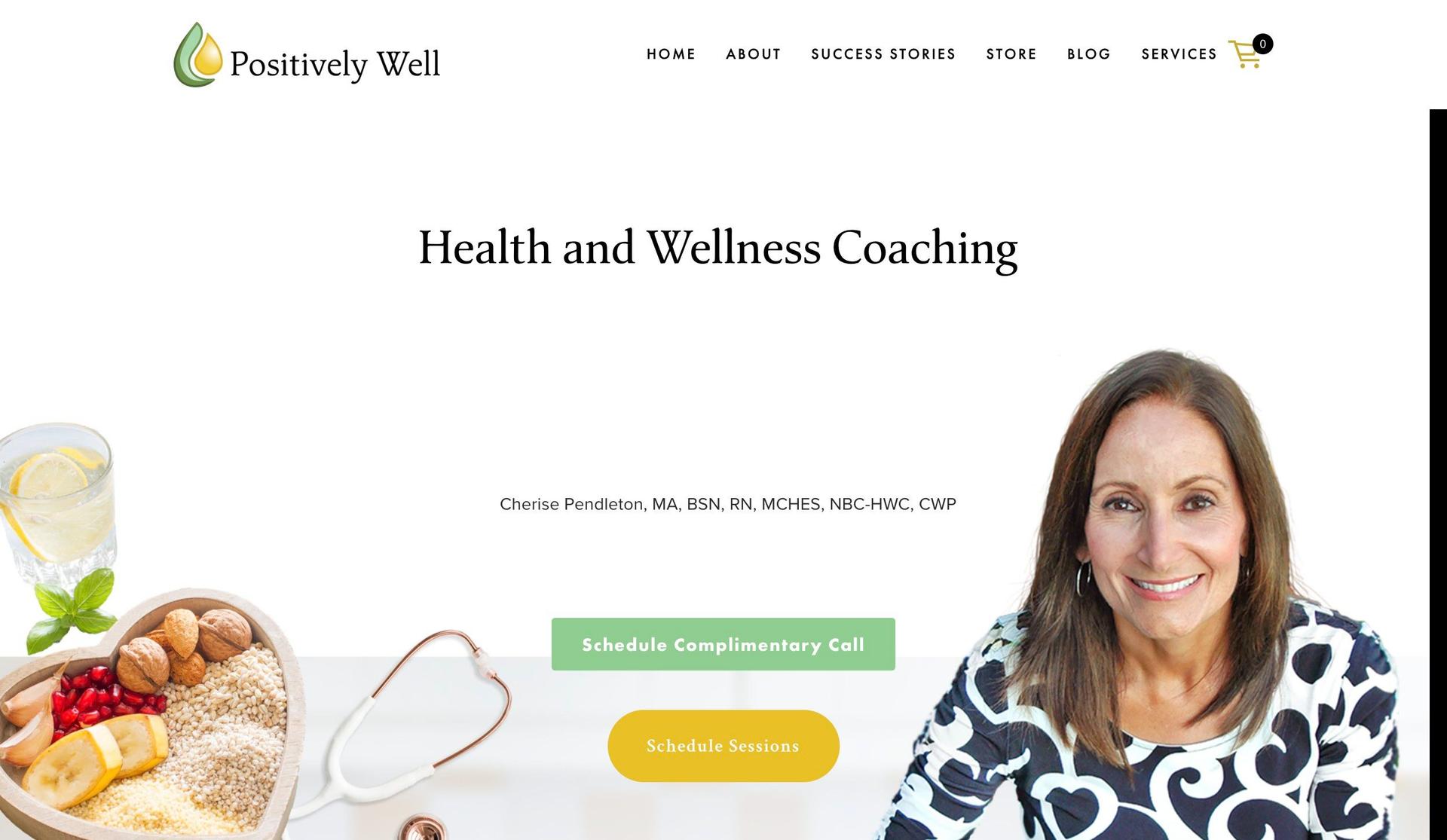 Positively Well-health coaching websites