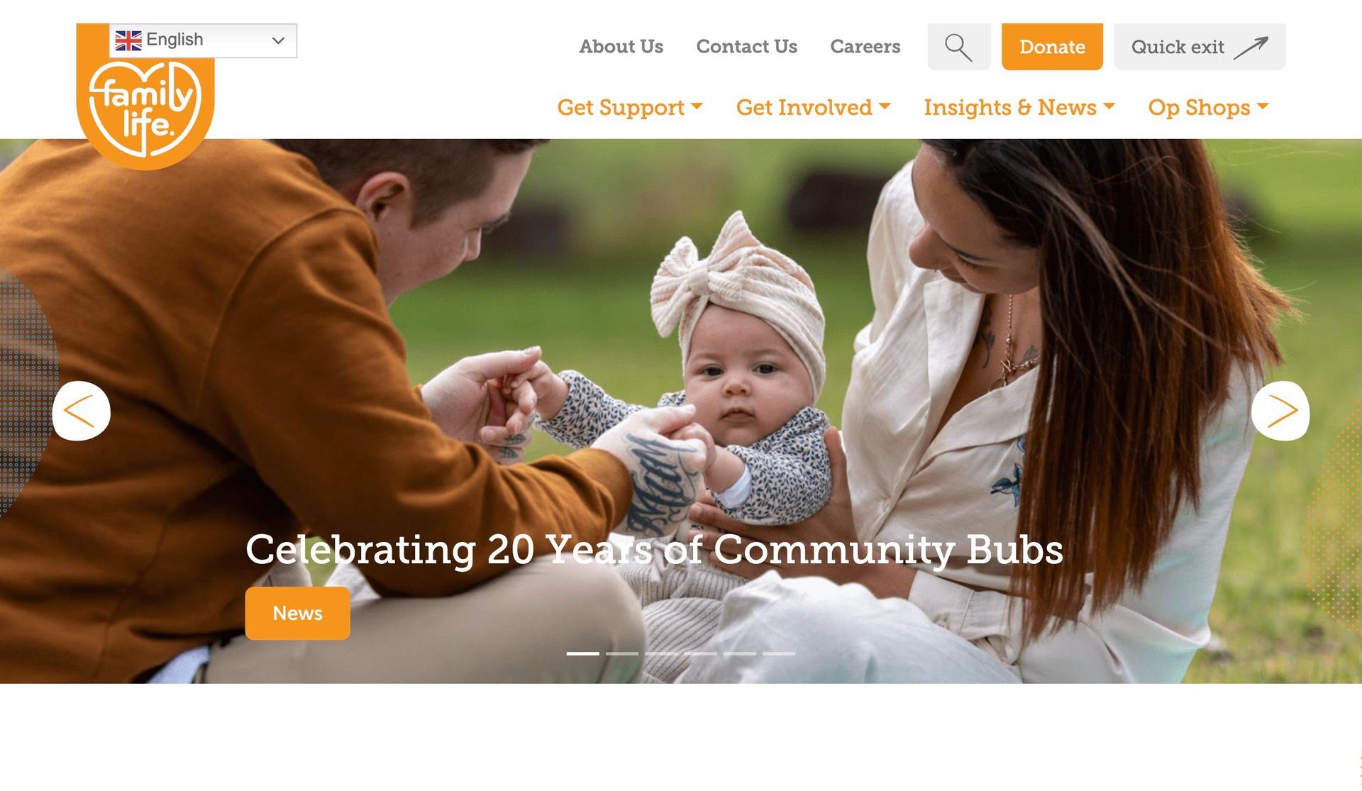 Family Life-family website examples