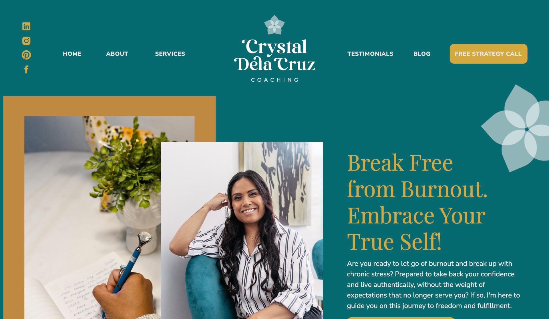 Crystal De La Cruz-life coaching websites