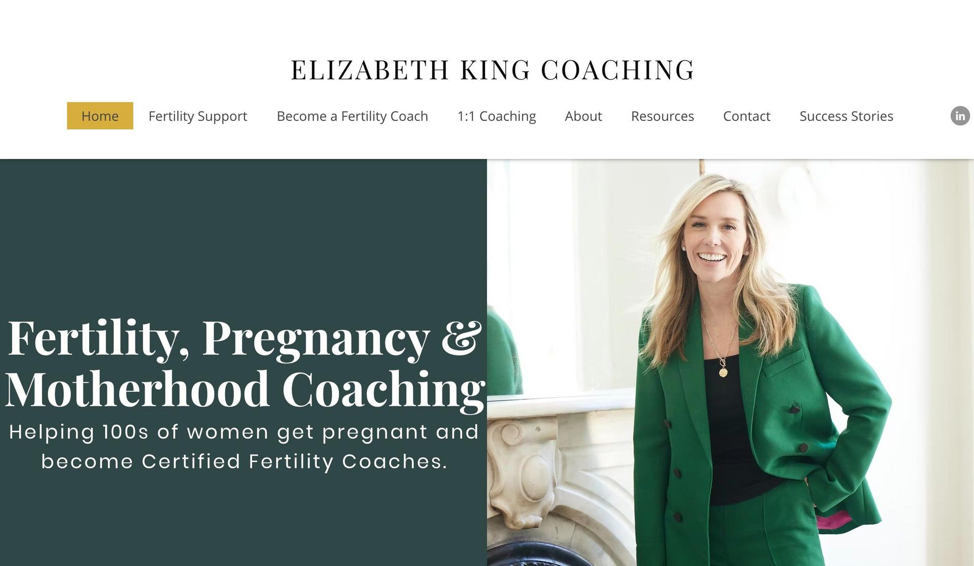 Elizabeth King-life coaching websites