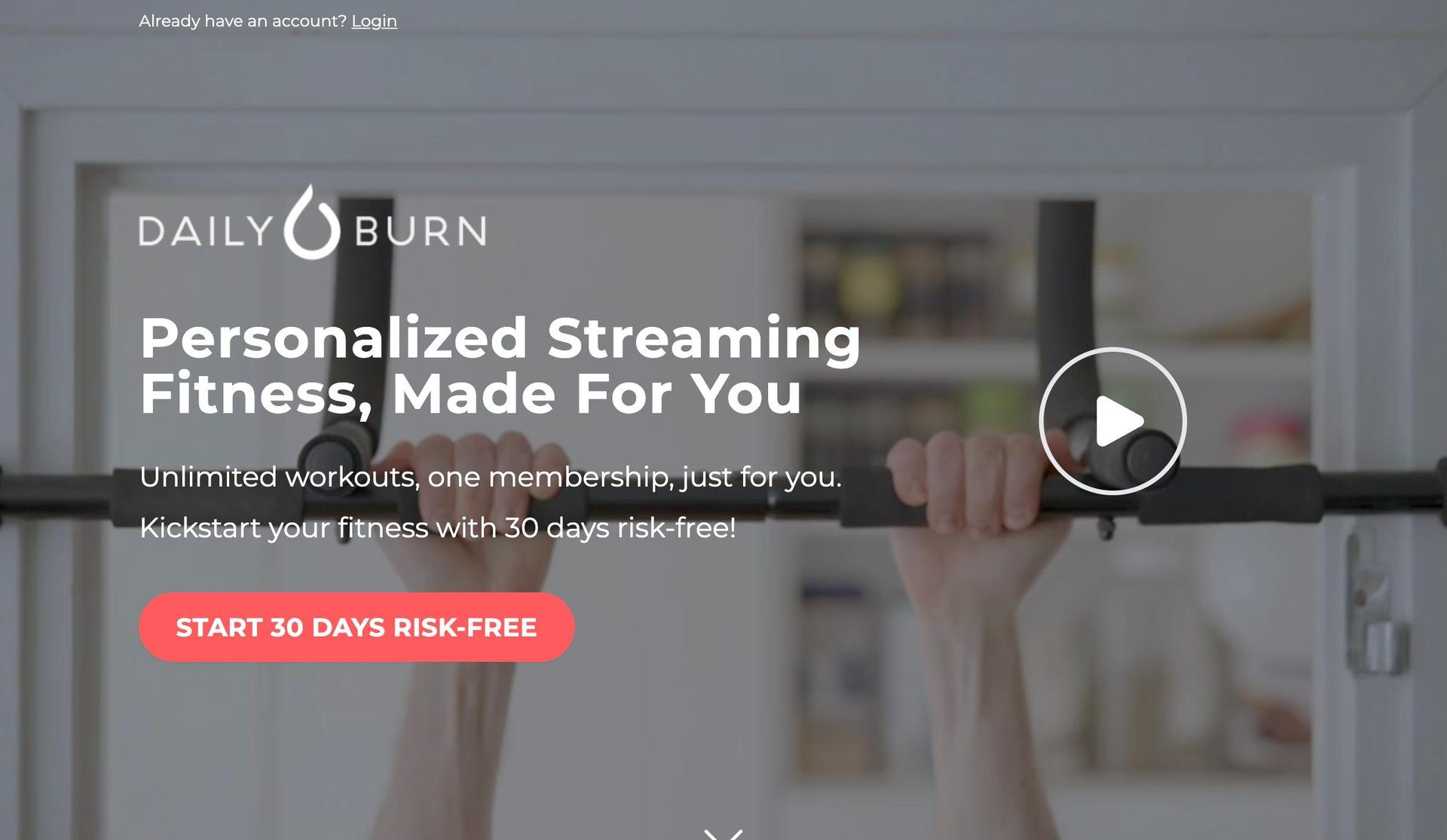 Daily Burn-membership site examples