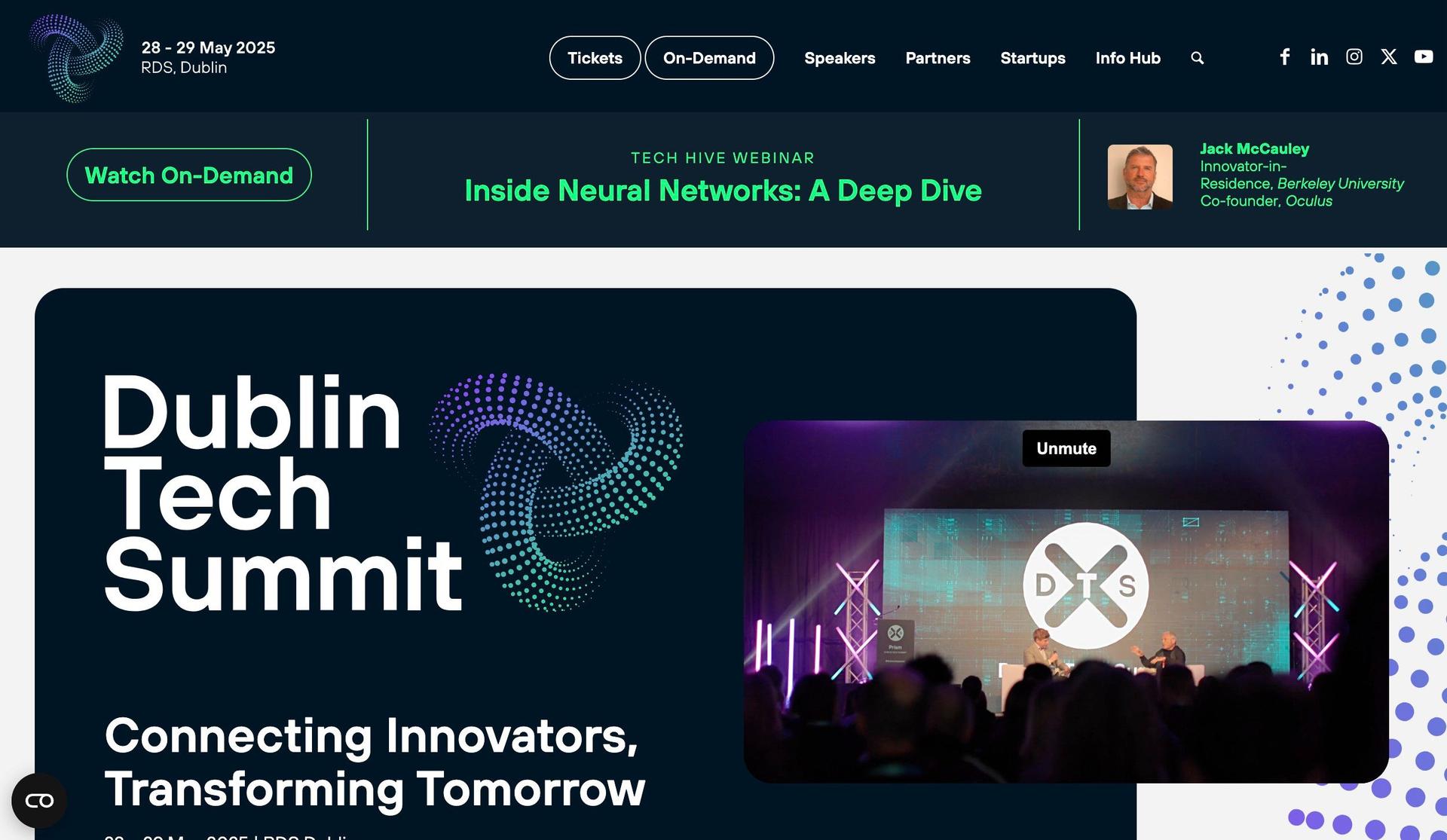 Dublin Tech Summit-conference websites