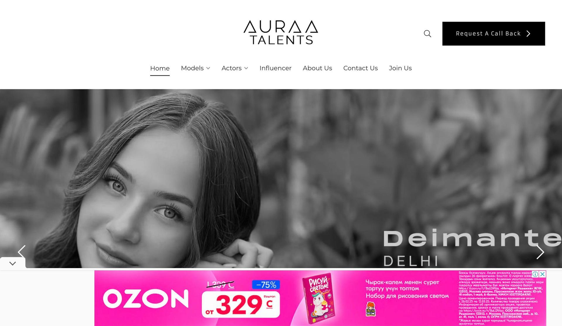 Auraa-model portfolio examples