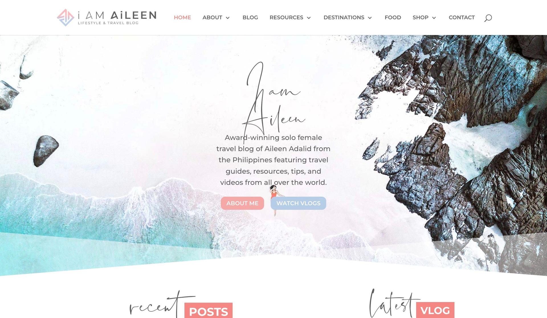 I Am Aileen-+lifestyle website examples+