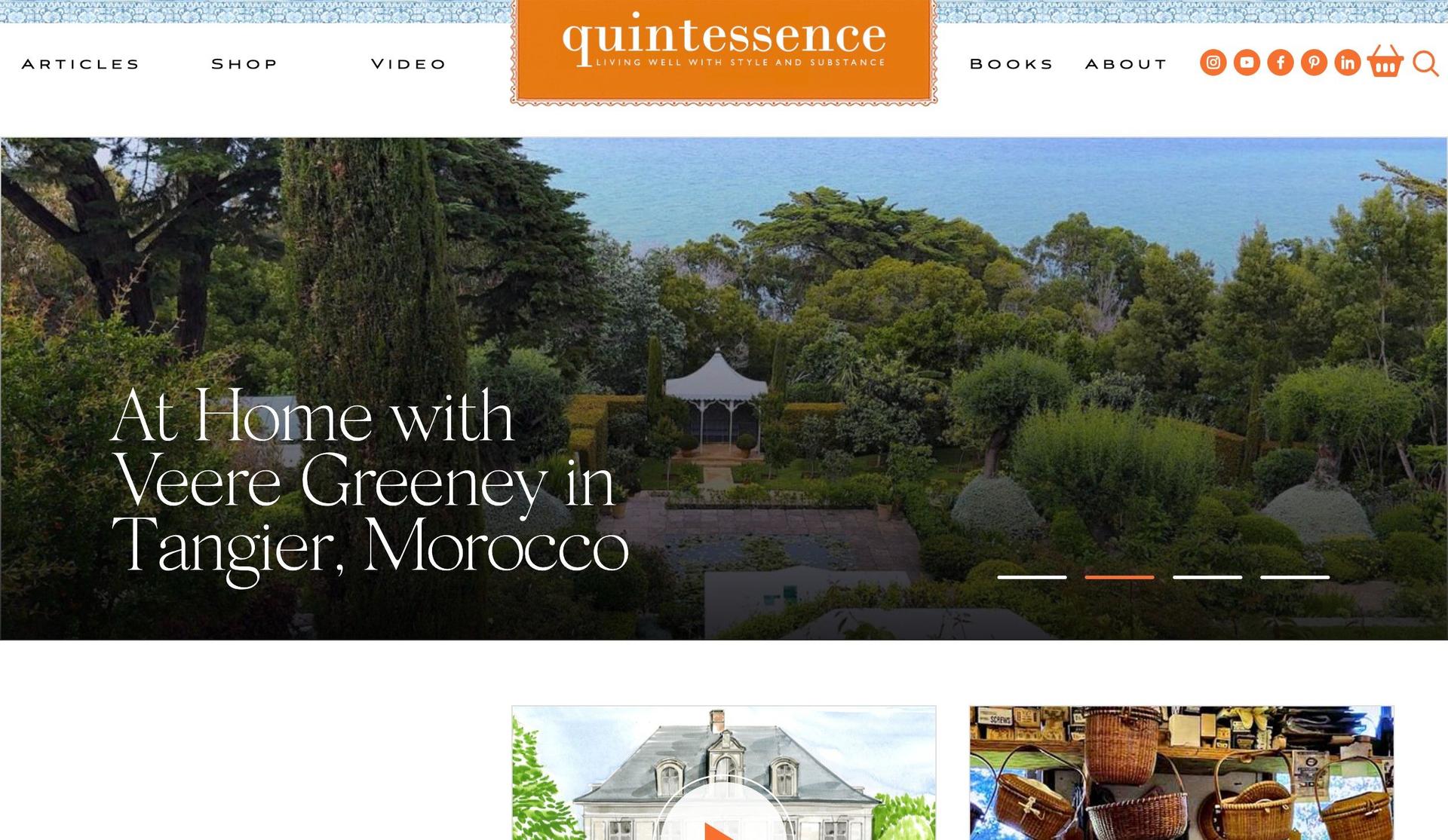 Quintessence-+lifestyle website examples+