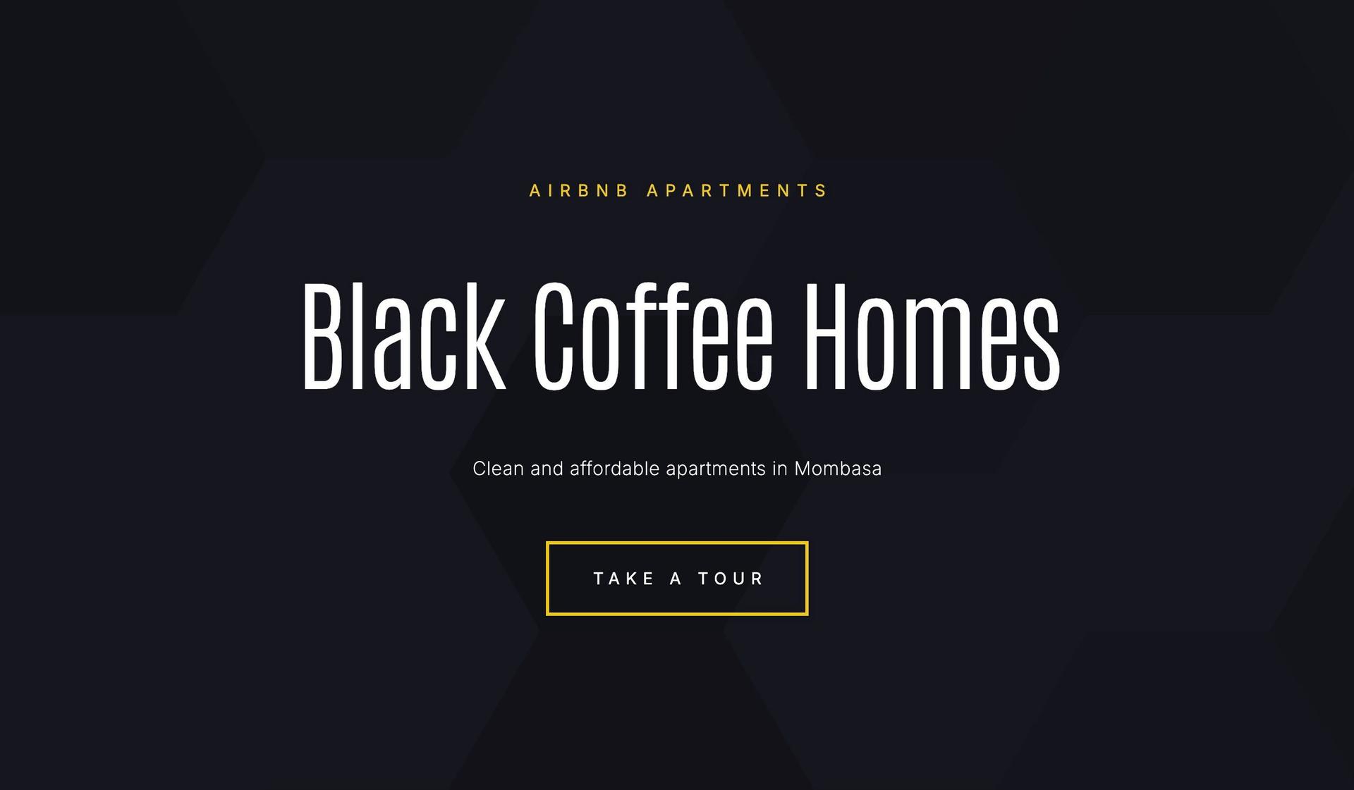 Black Coffee Homes-carrd websites