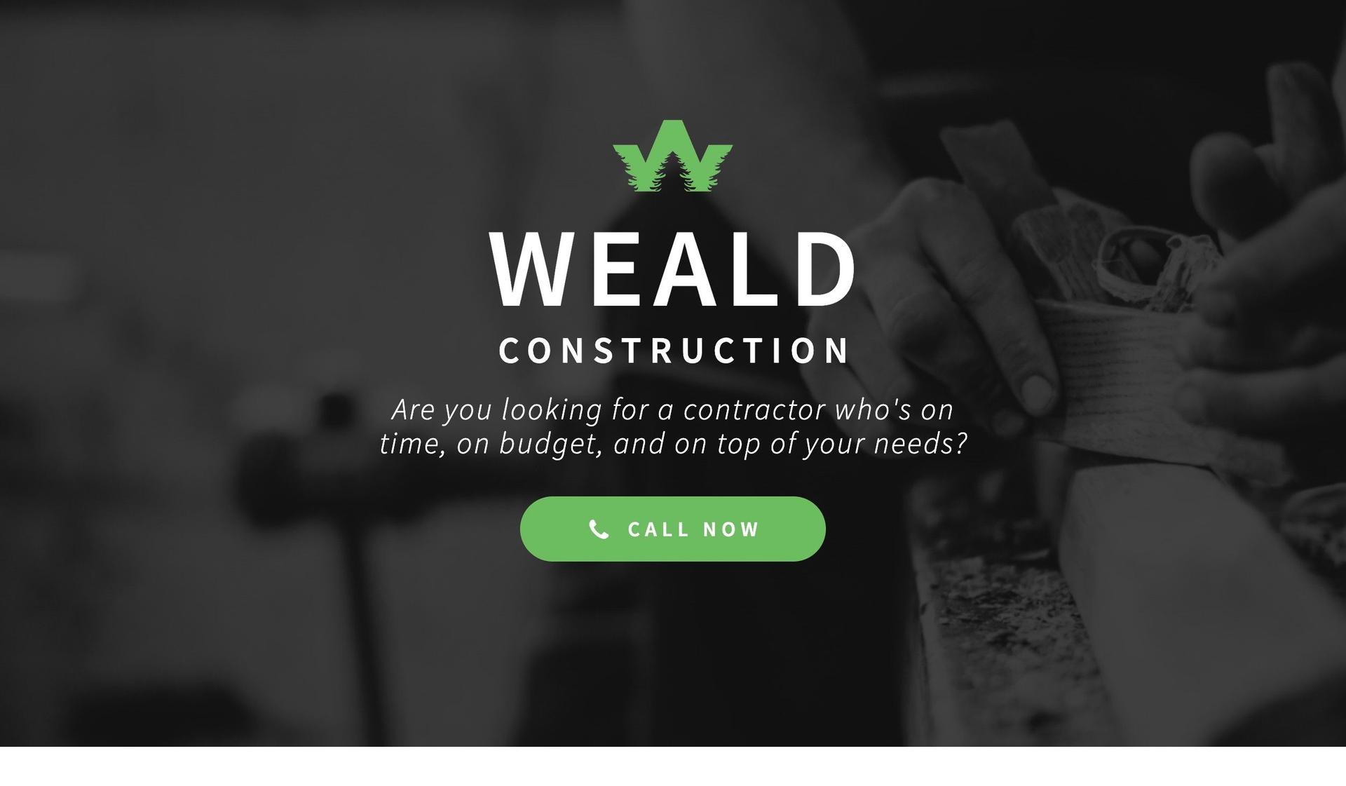 Weald Construction-carrd websites