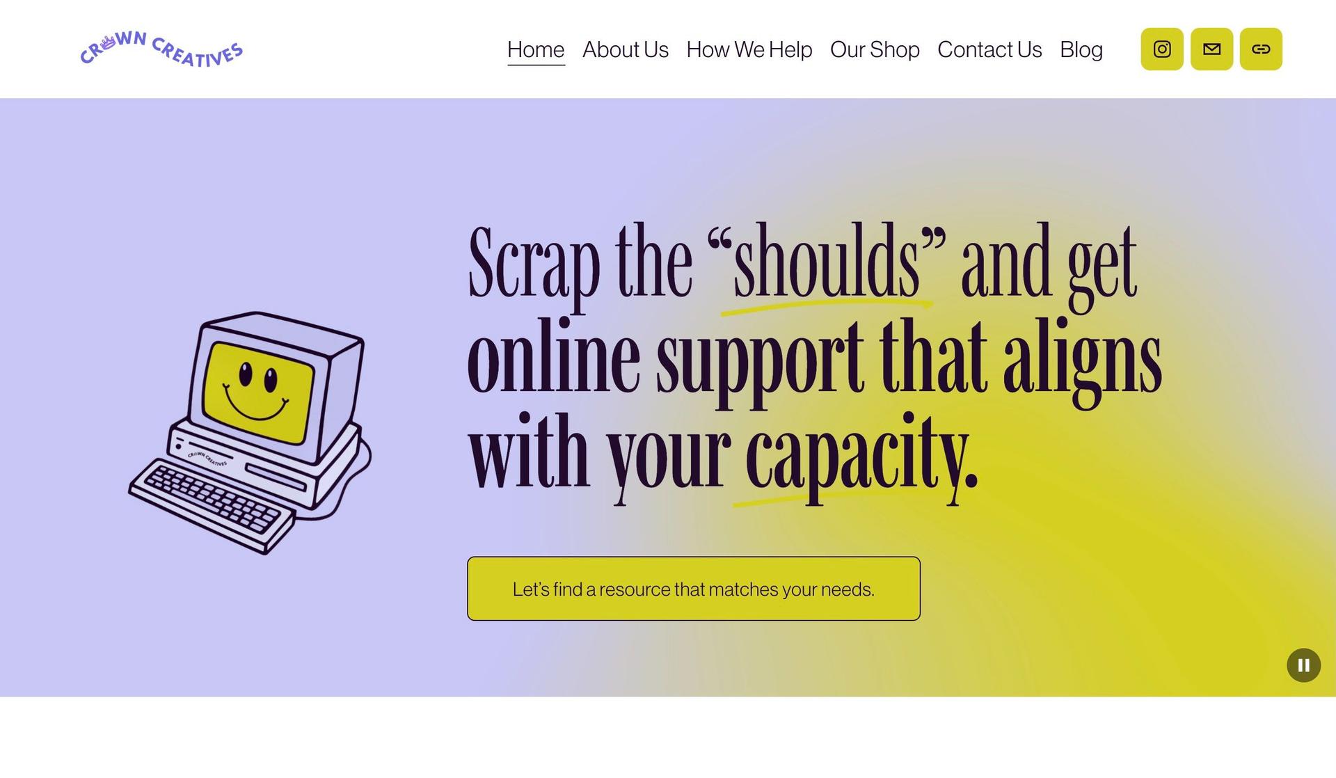 Crown Creatives Virtual-virtual assistant websites