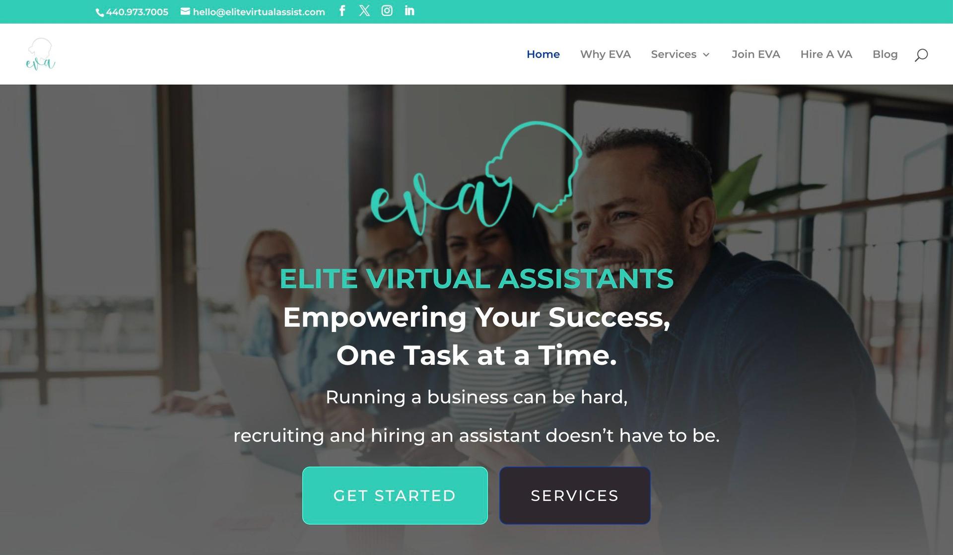 Elite Virtual Assist-virtual assistant websites